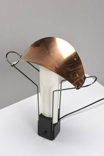 Artwork by Santiago Miranda, Lamp model Palio, Made of copper laid