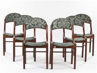 Suite of six chairs - Baumann