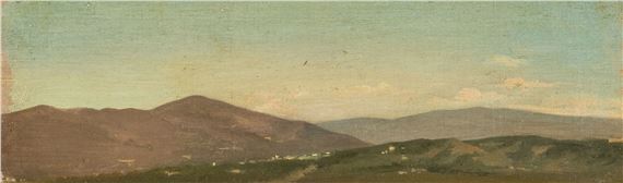 Landscape by Raffaello Sernesi