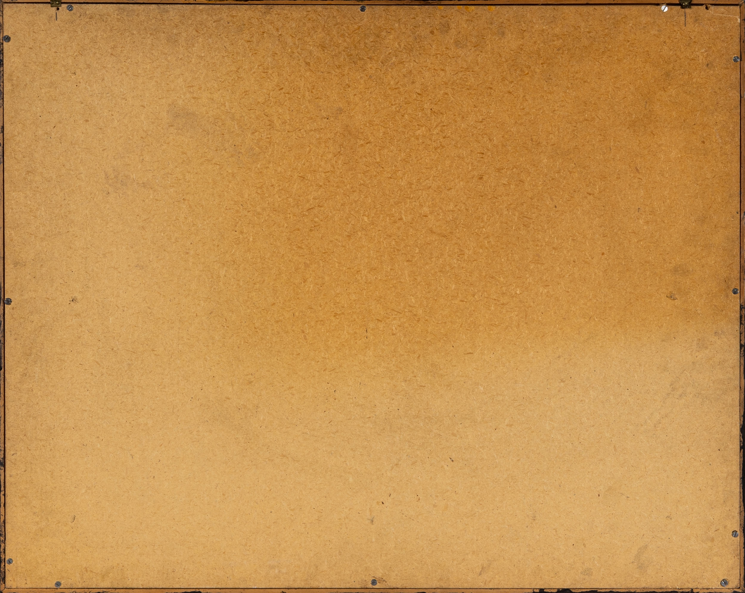 Artwork by Attilio Nani, Couple of basreliefs: Hunt for lion and Last supper, Made of embossed metal