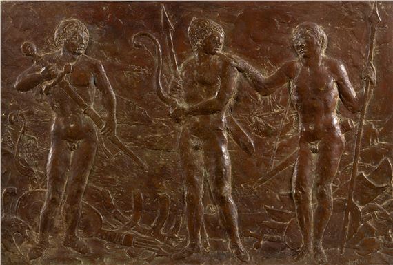 The three warriors by Mirko Basaldella, 1934