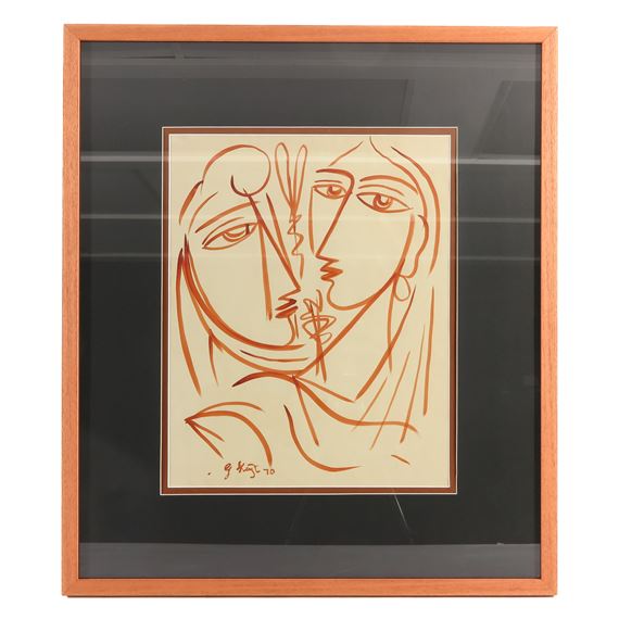 George Keyt | Lovers (1970) | MutualArt