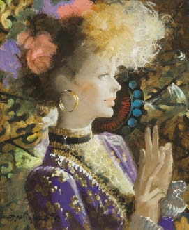 Artwork by Takehiko Miyanaga, Dawn, Made of oil on canvas