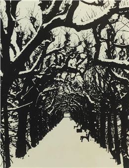 Snow Scene - R. Ehrlich