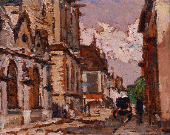 L’Eglise de Moret by Ferdinand-Jean Luigini