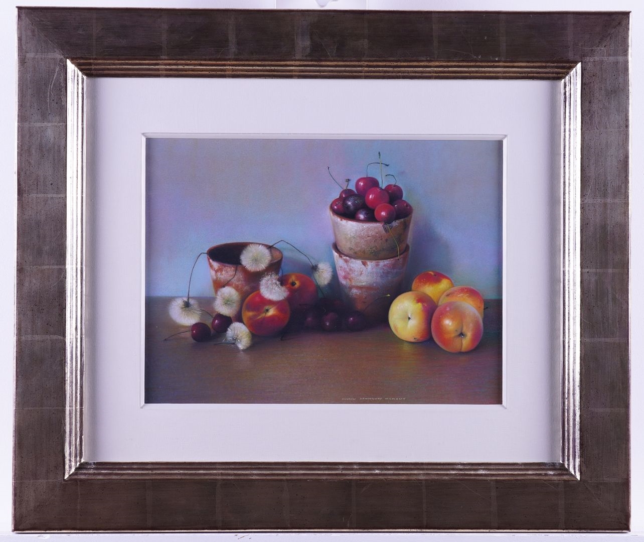 Andrew Hemingway | Still life of fruit and terracotta pots | MutualArt