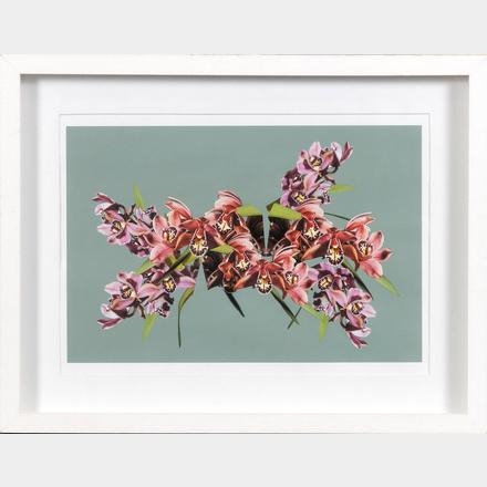 Artwork by Steven Bosch, photo collage on cotton paper, Made of photo collage on cotton paper