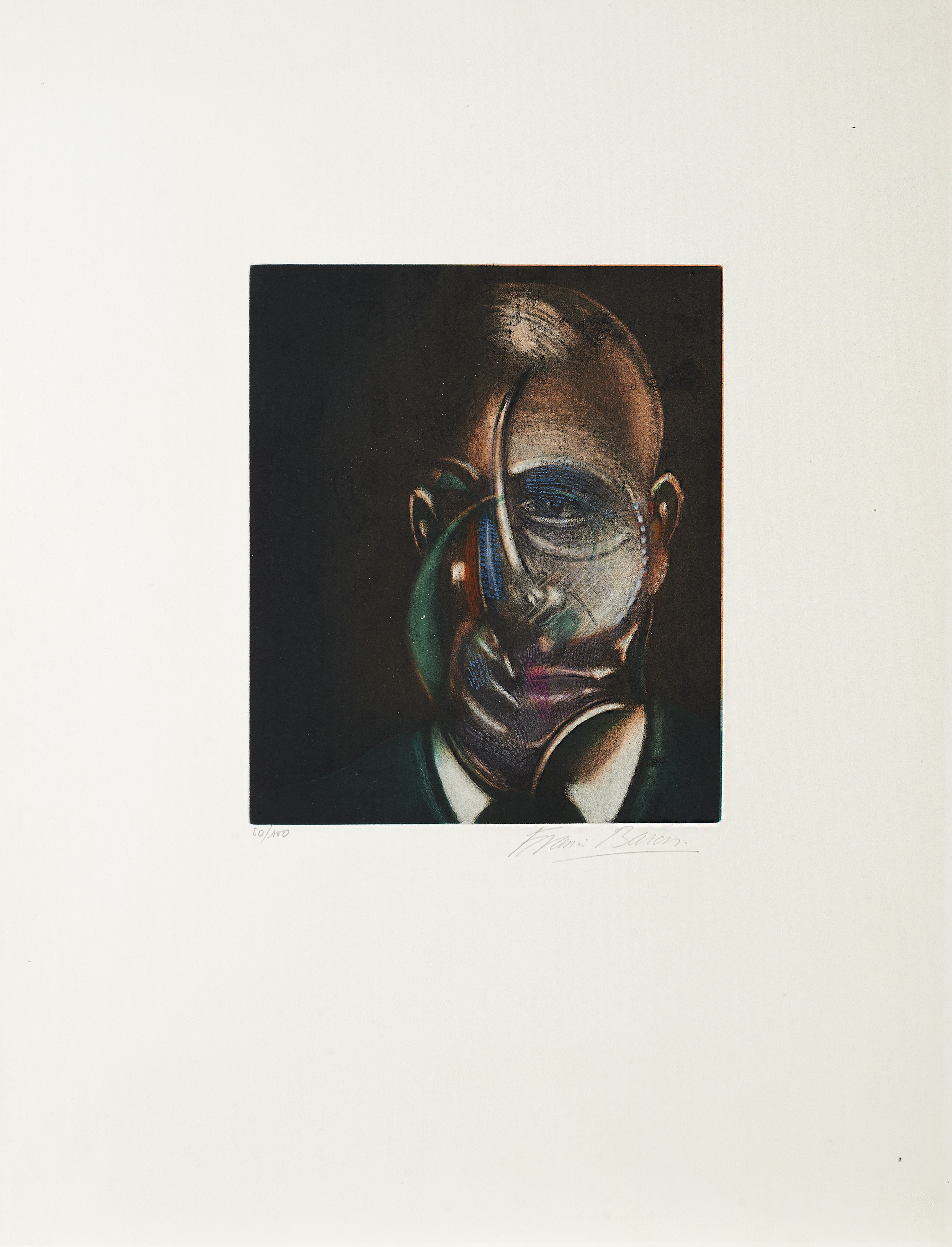 Francis Bacon | Portrait de Michel Leiris (1990) | MutualArt