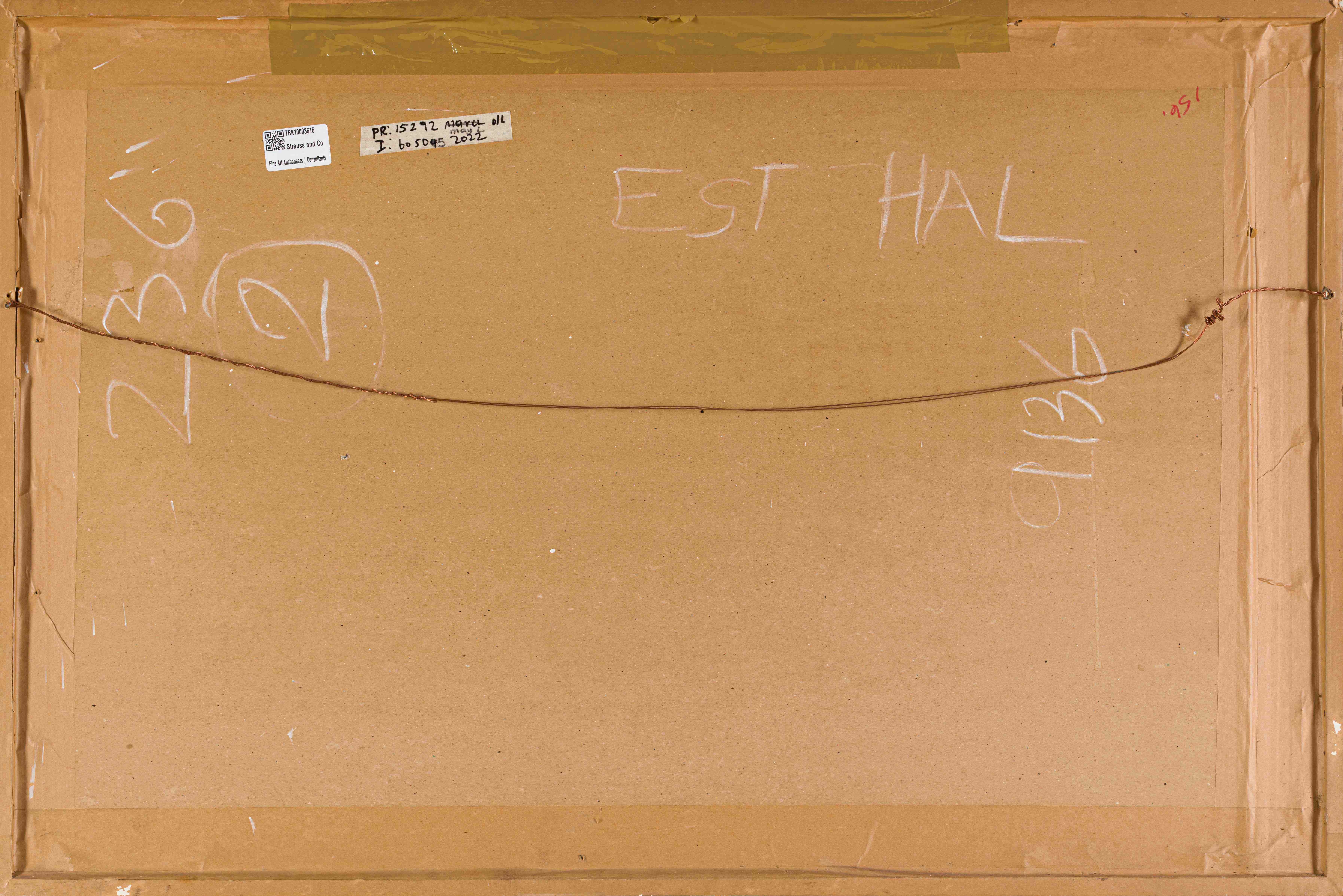 Artwork by Louis Maqhubela, The Traveller, Made of charcoal and pastel on paper