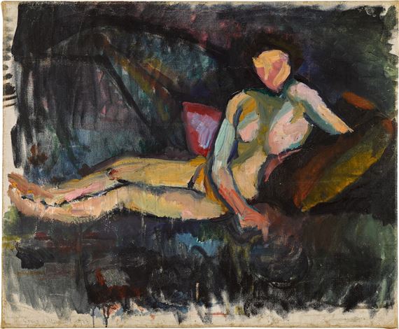 Nu by Sonia Delaunay, dated 1908