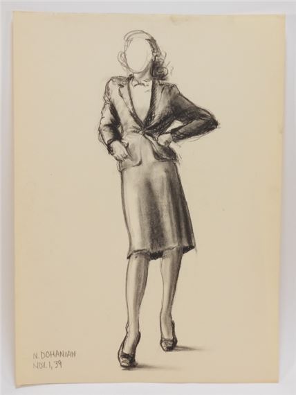 Female Figure Study by Nevart Dohanian