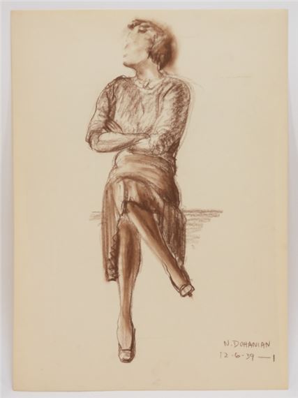 Female Figure Study by Nevart Dohanian