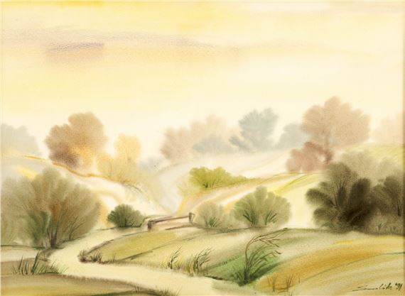 ZEMPLÍNSKA KRAJINA II by Andrej Smolák, 1991