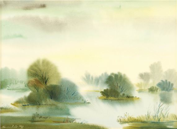 KRAJINA PRI BERLÍNE I by Andrej Smolák, 1991