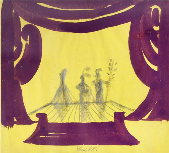 DIVADELNÁ SCÉNA by František Tichý, 1948