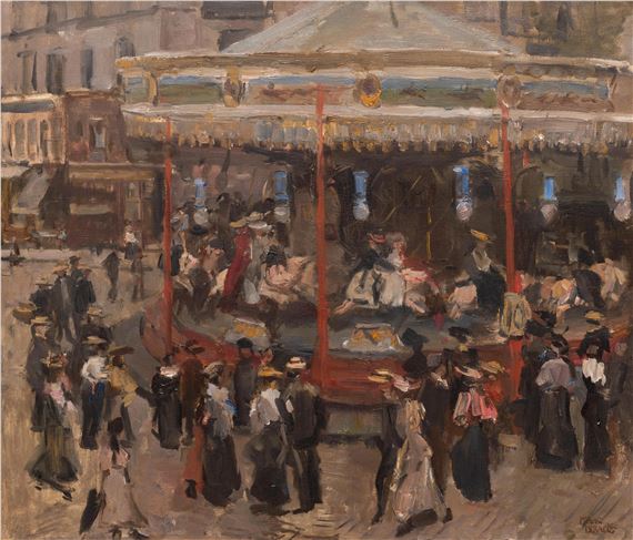 'Carrousel à Montmartre, Paris' by Isaac Israëls, circa 1903-1905