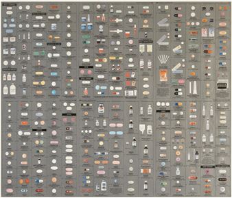 Damien Hirst | SILVER PHARMACY (1997) | MutualArt