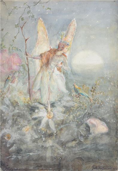 A TIPTOEING FAIRY QUEEN