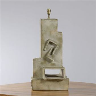 Sculpture lamp base - Marius Bessone