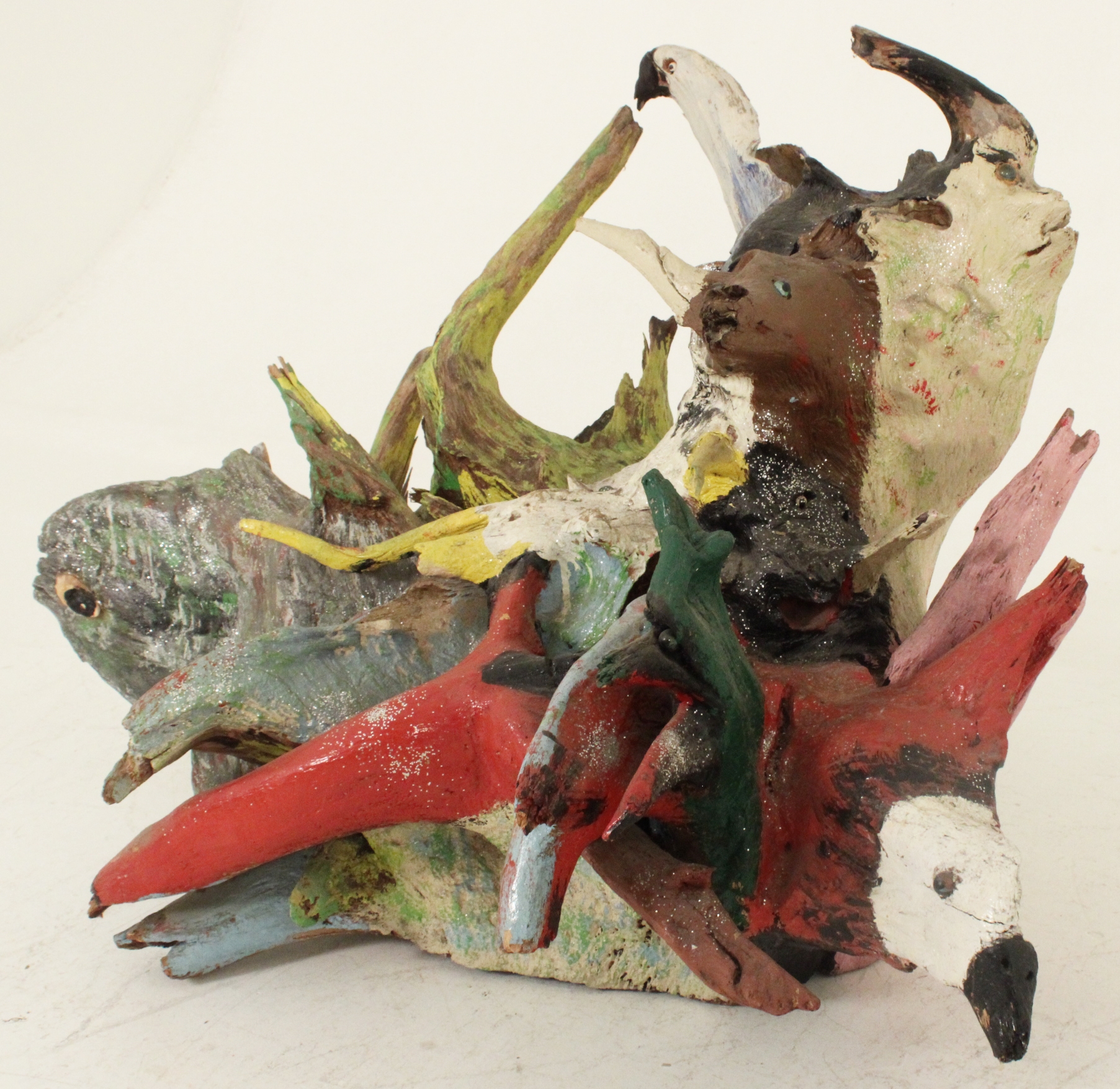 Artwork by Bessie Harvey, The Day the Earth Stood Still, Made of polychrome and mixed media