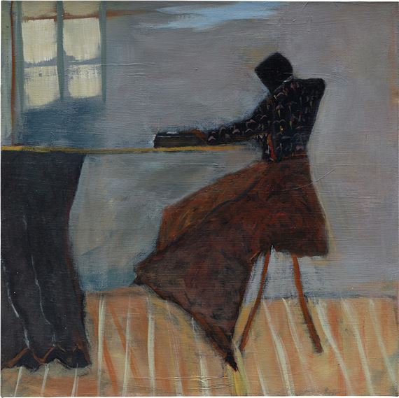 Seated Listener by Reggie Burrows Hodges, Executed in 2020