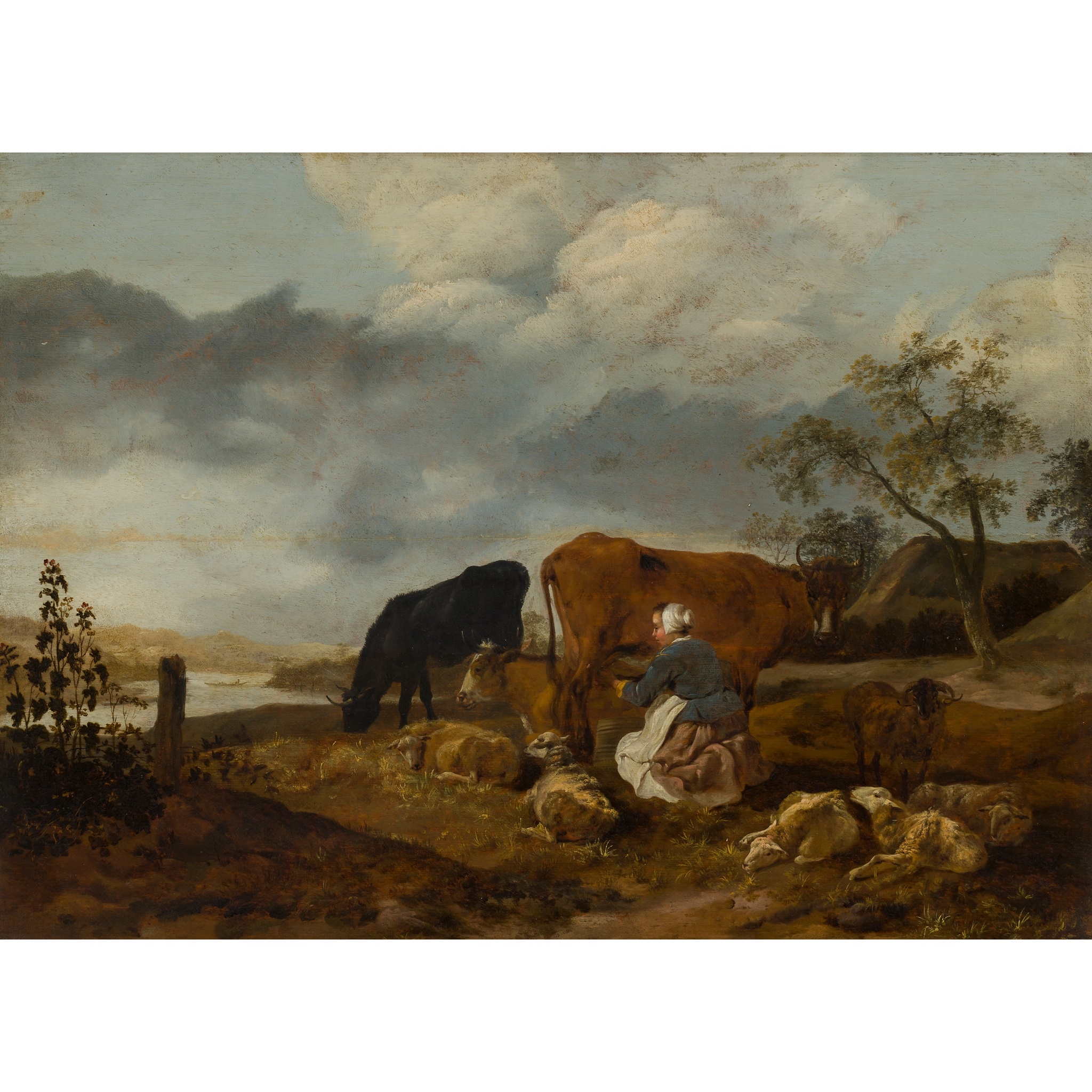 MILKING-TIME by Paulus Potter