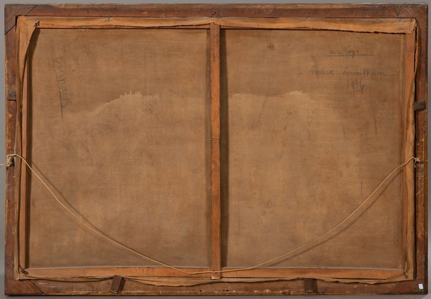 Artwork by Andre Verdilhan, The port of Marseille or "My Country", Made of oil on canvas