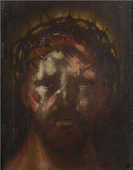 Christ of sorrows - Central European School, 17th Century