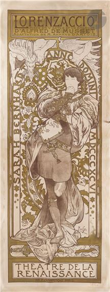 Lorenzaccio by Alphonse Mucha, 1896