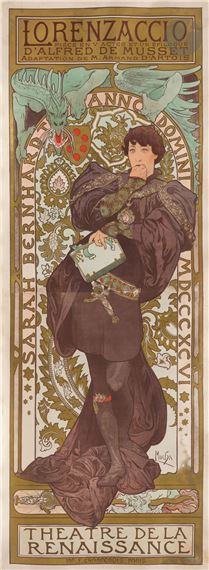 Lorenzaccio by Alphonse Mucha, 1896