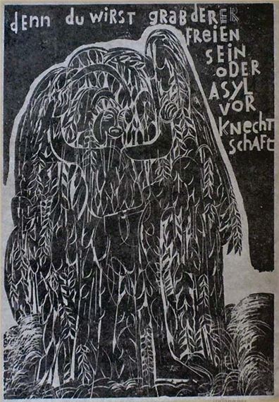 Epitaph für Allende by HAP  Grieshaber, 1973