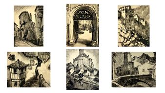 French Scenes - Oscar H. Gieberich