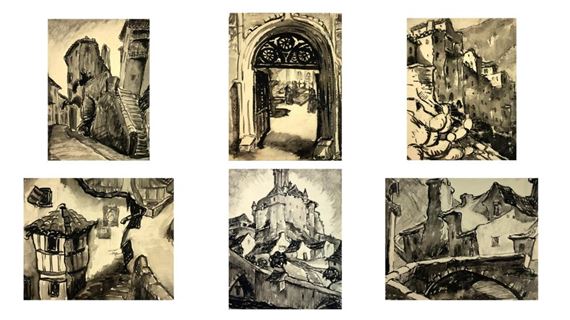 French Scenes - Oscar H. Gieberich