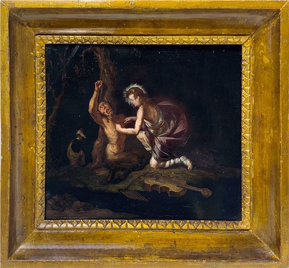 Piero di Cosimo | Apollo skinning Marsyas | MutualArt