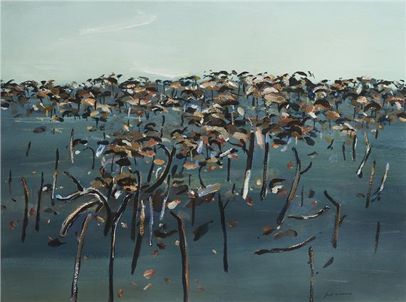 Burnt Landscape, Upwey by Fred Williams, 1968