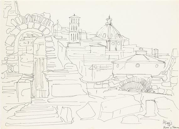 Rom a. Forum by Max Kaus, 1958