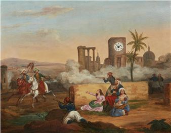 LA VENGEANCE D'UNE FAMILLE GRECQUE - Philhellenic School, 19th Century