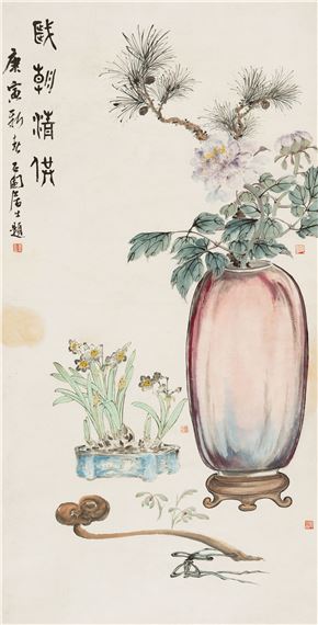 Untitled by Zheng Mu Kang, Zhang Shiyuan, Zhao Jingyu, 1950