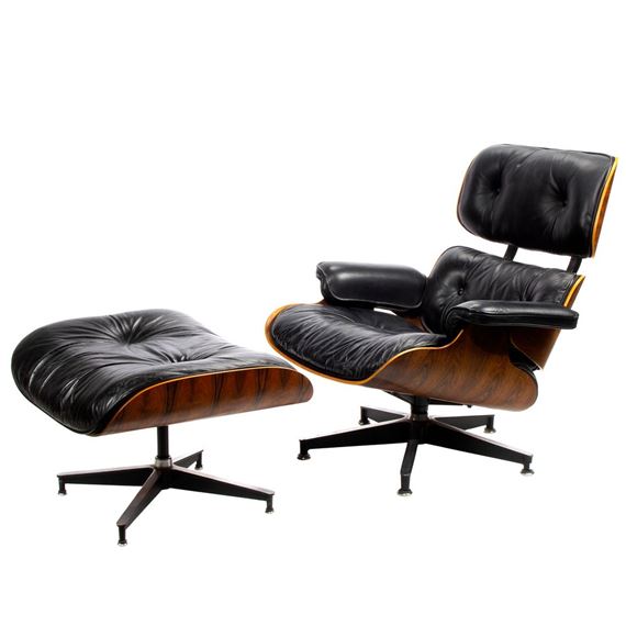 Chair and Ottoman by Herman Miller