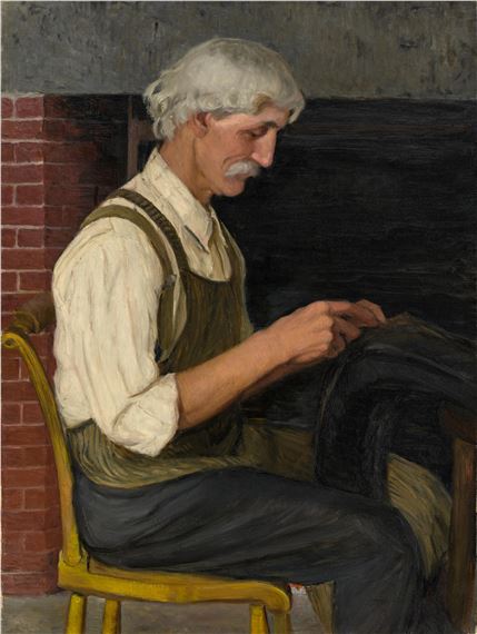 Mr. Smith, The Cobbler by Lilla Cabot Perry