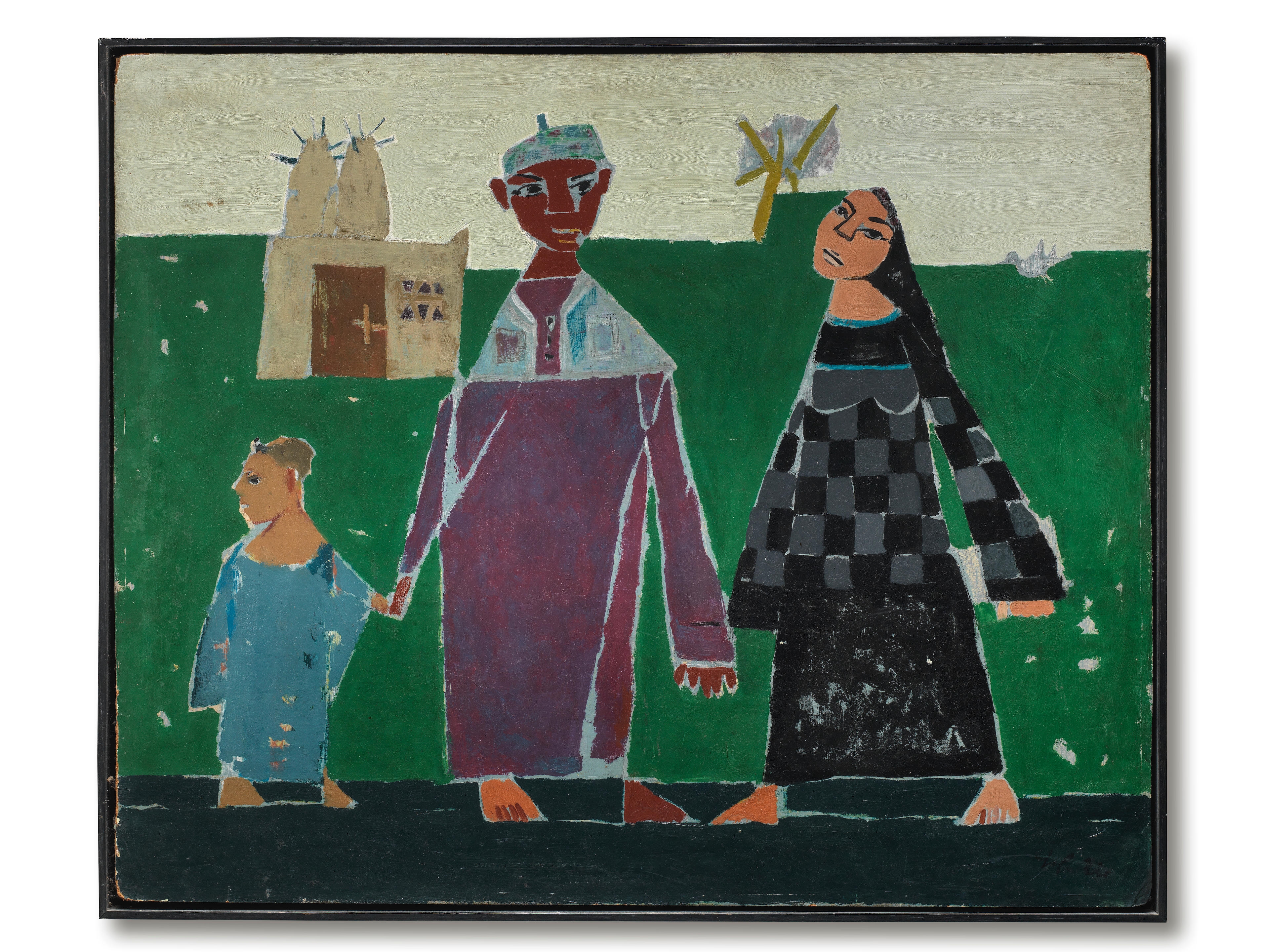 The Family (A'elah) by Hamed Abdallah, executed circa early 1950s