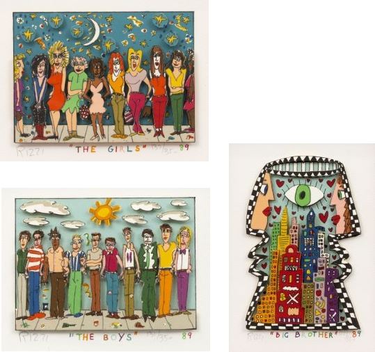 James Rizzi | JUNK YARD DOGS (1989) | MutualArt