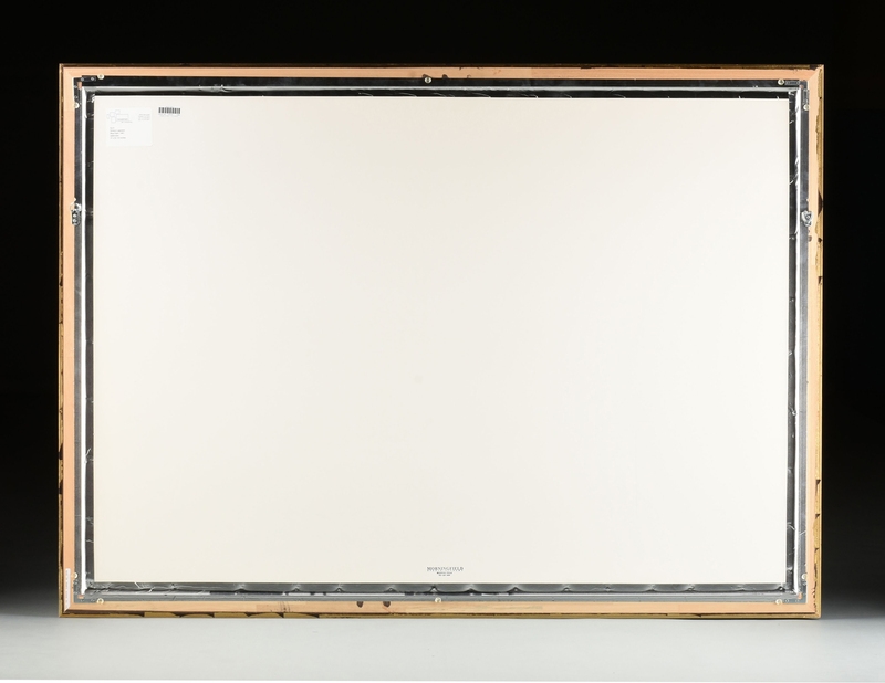 Artwork by Simeon Lagodich, Blue Palm, Made of watercolor on paper