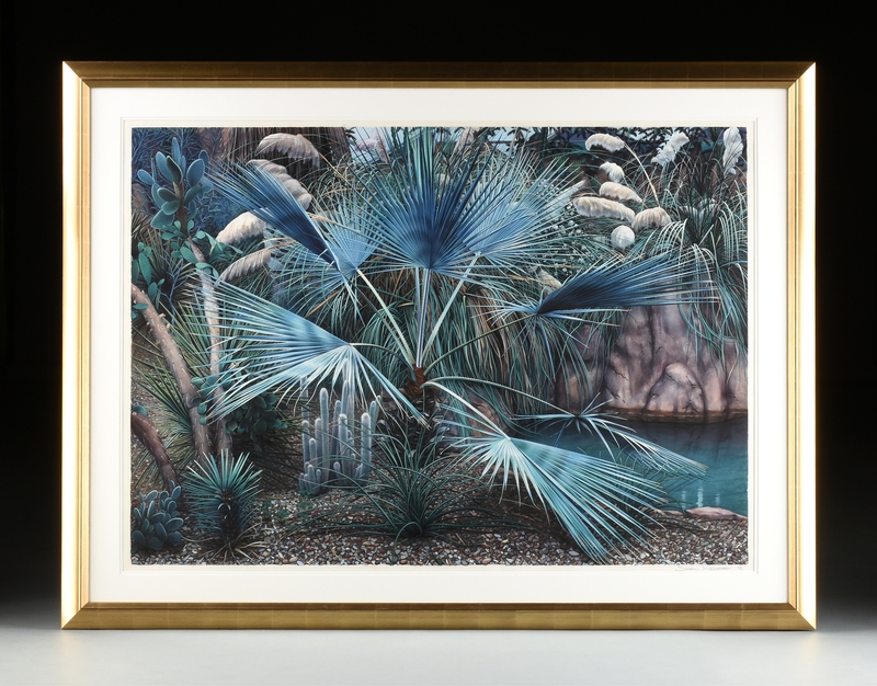 Artwork by Simeon Lagodich, Desert Room, Made of watercolor on paper