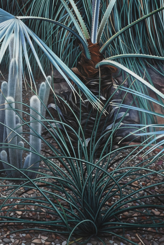 Artwork by Simeon Lagodich, Desert Room, Made of watercolor on paper