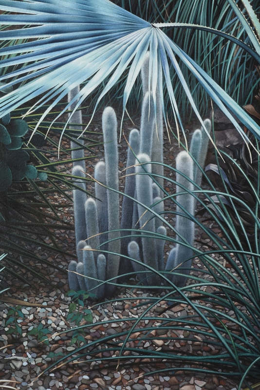 Artwork by Simeon Lagodich, Desert Room, Made of watercolor on paper