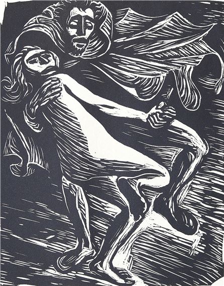 Walpurgisnacht by Ernst Barlach, 1923