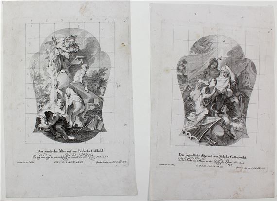Die vier Lebensalter by Johann Esaias Nilson, Um 1796-1770