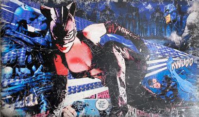 Sandrine HAYAT (XX-XXI). Catwoman, series by Sandrine Hayat, dated 09