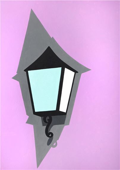 PATRICK CAULFIELD (1936-2005)Coach Lamp (1994)Acrylic on board by Patrick Caulfield